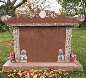 India Red Granite Oriental Monument