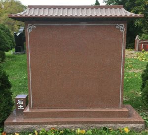 India Red Granite Oriental Monument