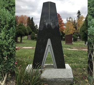 Black Granite Custom Monument