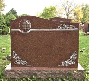 India Red Granite Custom Monument