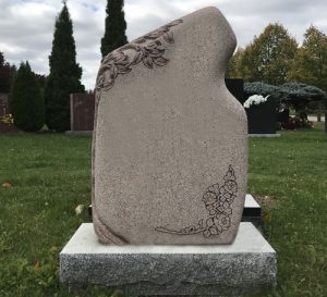 Pink Granite Custom Monument