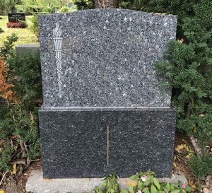 Dark Brits Granite Custom Monument