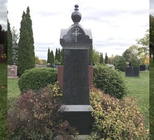 Black Granite Custom Monument