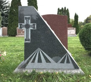 Dark Brits Granite Custom Monument