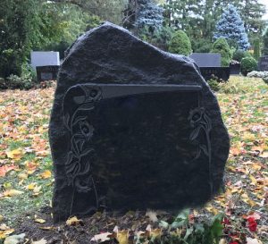 Black Granite Custom Monument