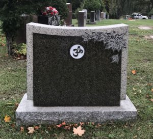 Black Granite Custom Monument