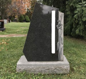 Black Granite Custom Monument